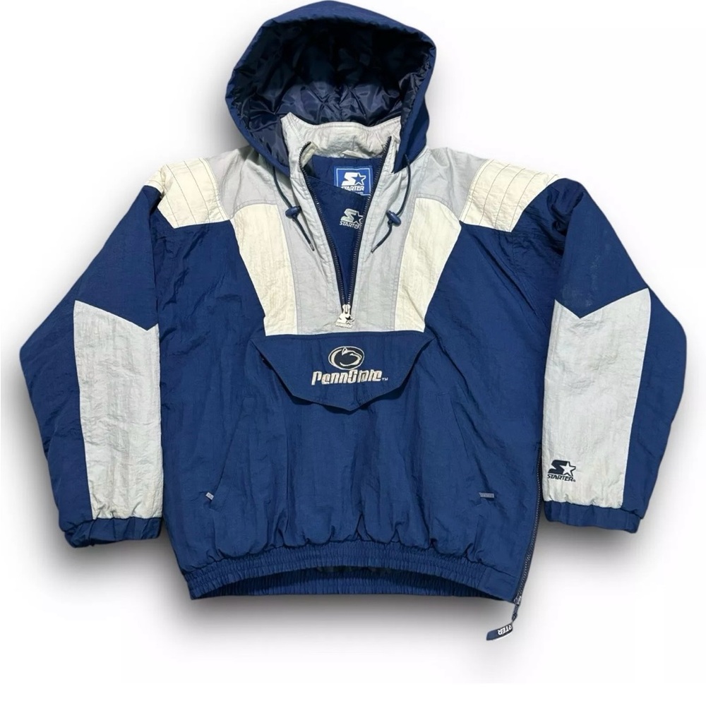 Penn State Starter Blue and White Pullover Jacket
